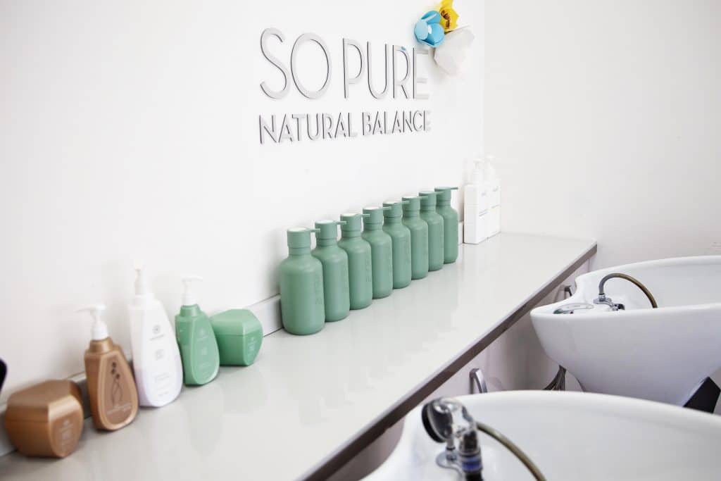 Hair-care-products- in-salon